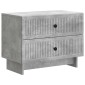 vidaXL Κομοδίνο Γκρι Σκυροδέματος 62 x 34,5 x 47,5 εκ