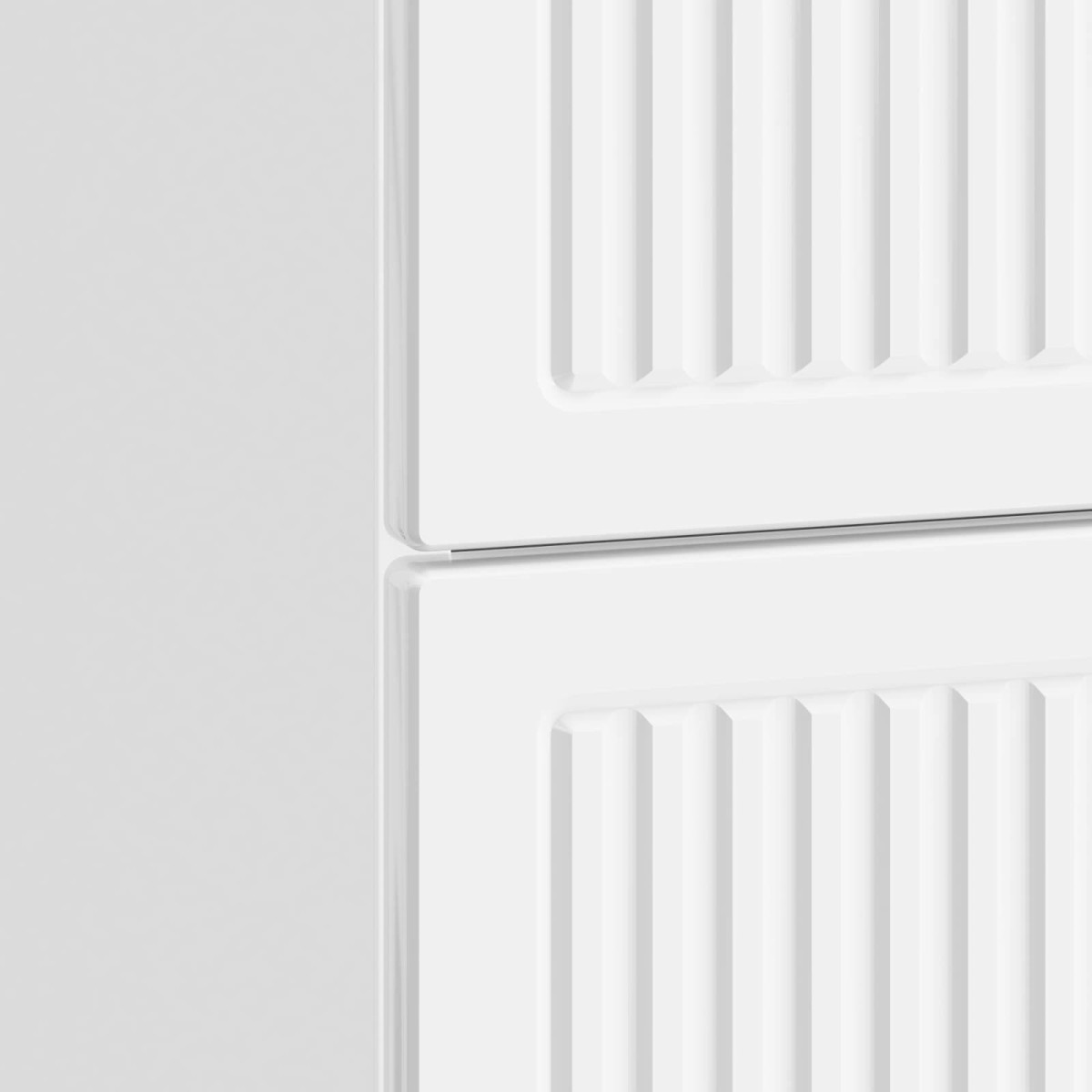 vidaXL Κομοδίνο Γυαλιστερό Λευκό 62 x 34,5 x 47,5 εκ