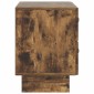 vidaXL Κομοδίνο Καπνισμένο Ξύλο Δρυός 62 x 34,5 x 47,5 εκ