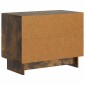 vidaXL Κομοδίνο Καπνισμένο Ξύλο Δρυός 62 x 34,5 x 47,5 εκ