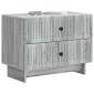vidaXL Κομοδίνο Γκρι Sonoma 62 x 34,5 x 47,5 εκ Επεξεργασμένο Ξύλο