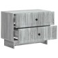 vidaXL Κομοδίνο Γκρι Sonoma 62 x 34,5 x 47,5 εκ Επεξεργασμένο Ξύλο