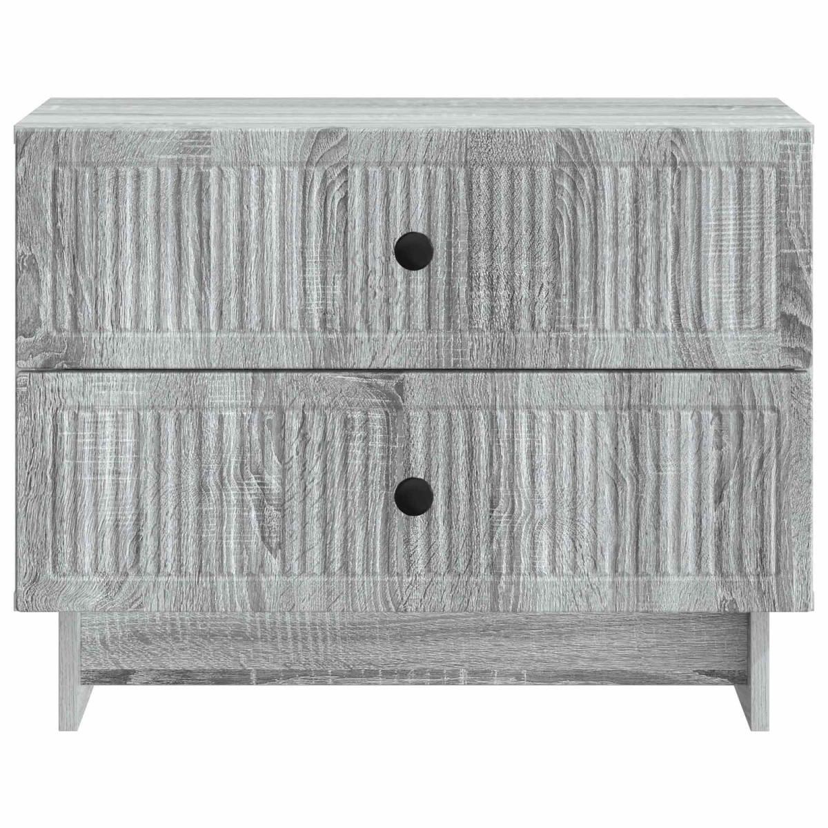 vidaXL Κομοδίνο Γκρι Sonoma 62 x 34,5 x 47,5 εκ Επεξεργασμένο Ξύλο