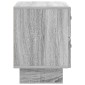 vidaXL Κομοδίνο Γκρι Sonoma 62 x 34,5 x 47,5 εκ Επεξεργασμένο Ξύλο