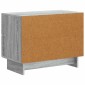 vidaXL Κομοδίνο Γκρι Sonoma 62 x 34,5 x 47,5 εκ Επεξεργασμένο Ξύλο