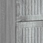 vidaXL Κομοδίνο Γκρι Sonoma 62 x 34,5 x 47,5 εκ Επεξεργασμένο Ξύλο