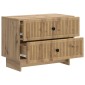 vidaXL Κομοδίνο Artisan Δρυς 62 x 34,5 x 47,5 εκ Επεξεργασμένο Ξύλο