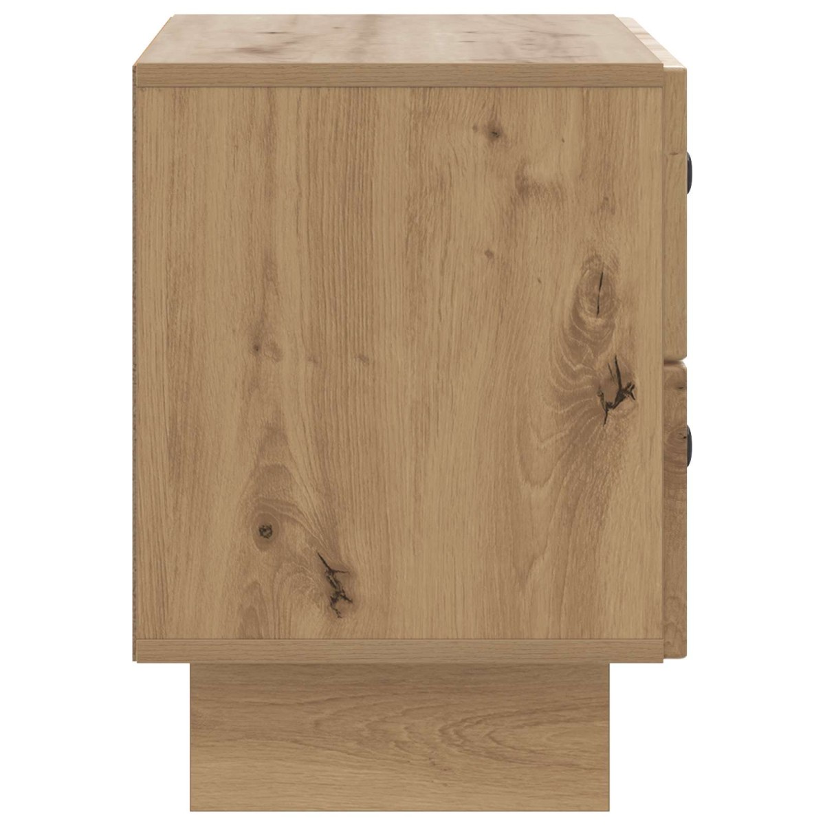vidaXL Κομοδίνο Artisan Δρυς 62 x 34,5 x 47,5 εκ Επεξεργασμένο Ξύλο