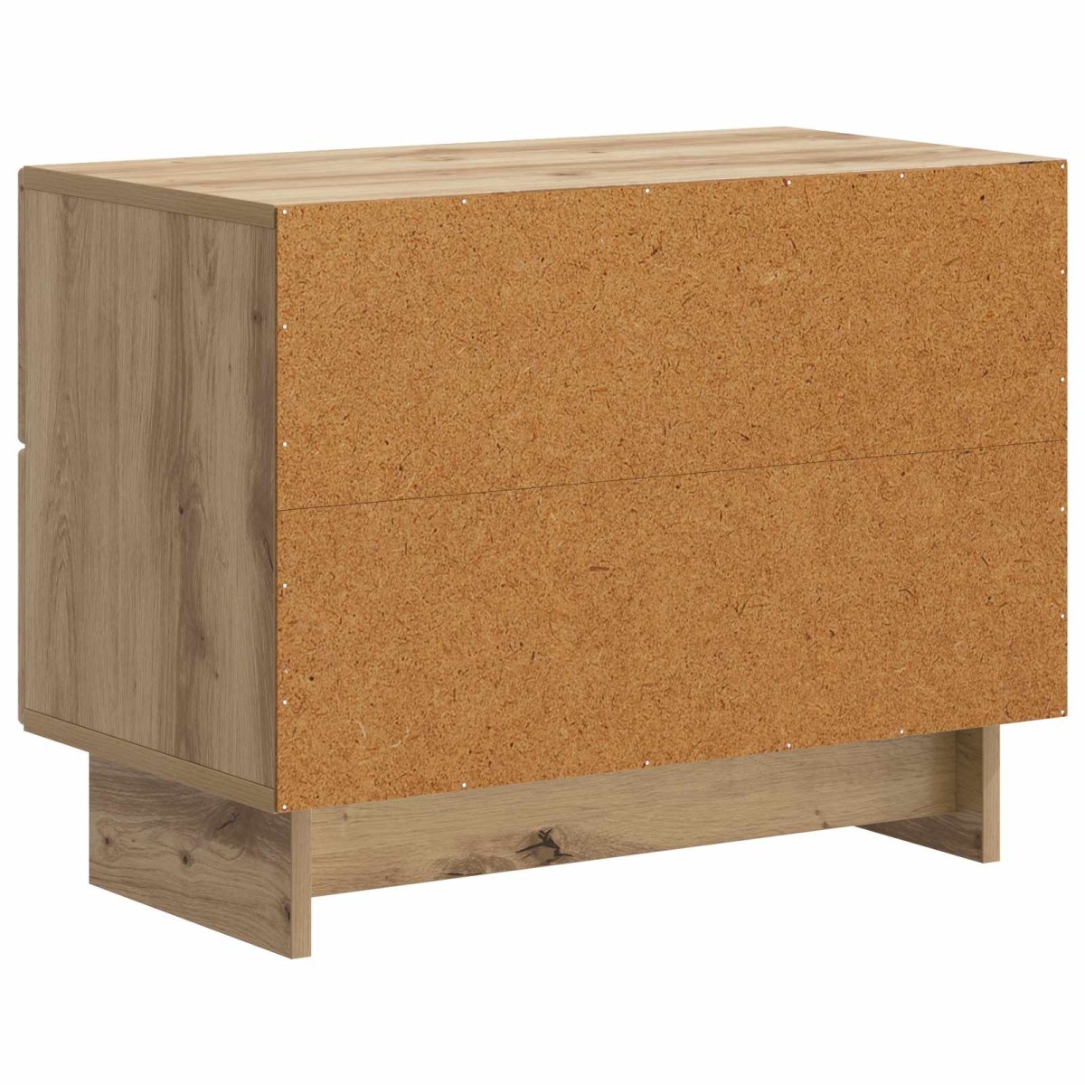 vidaXL Κομοδίνο Artisan Δρυς 62 x 34,5 x 47,5 εκ Επεξεργασμένο Ξύλο
