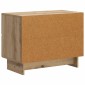 vidaXL Κομοδίνο Artisan Δρυς 62 x 34,5 x 47,5 εκ Επεξεργασμένο Ξύλο
