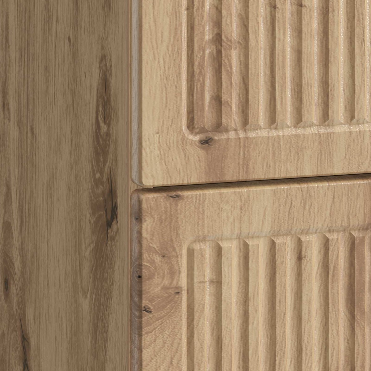 vidaXL Κομοδίνο Artisan Δρυς 62 x 34,5 x 47,5 εκ Επεξεργασμένο Ξύλο
