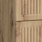 vidaXL Κομοδίνο Artisan Δρυς 62 x 34,5 x 47,5 εκ Επεξεργασμένο Ξύλο