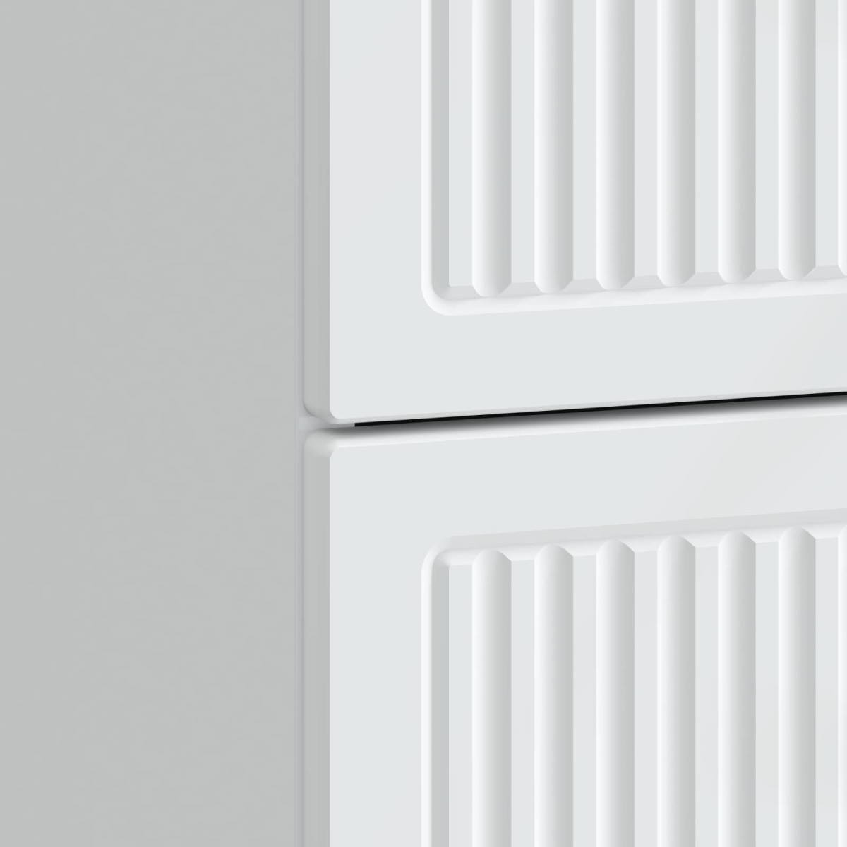 vidaXL Κομοδίνο με συρτάρι Λευκό 43 x 41 x 66,5 εκ. Επεξεργασμένο Ξύλο