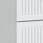 vidaXL Κομοδίνο με συρτάρι Λευκό 43 x 41 x 66,5 εκ. Επεξεργασμένο Ξύλο