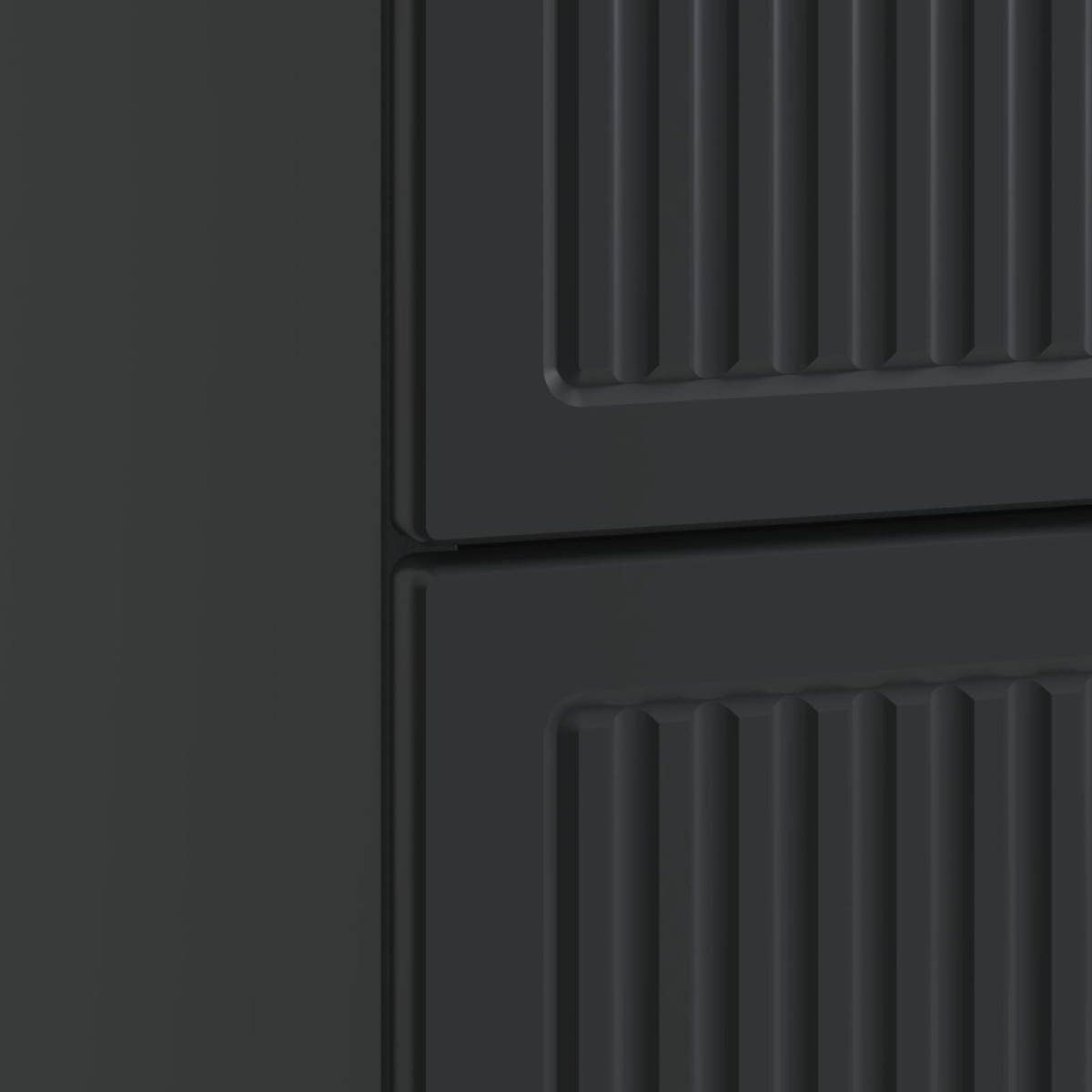 vidaXL Κομοδίνο με συρτάρι Μαύρο 43 x 41 x 66,5 εκ. Επεξεργασμένο Ξύλο
