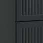 vidaXL Κομοδίνο με συρτάρι Μαύρο 43 x 41 x 66,5 εκ. Επεξεργασμένο Ξύλο