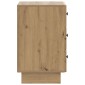 vidaXL Κομοδίνο Artisan Δρυς 43 x 41 x 66,5 εκ. Επεξεργασμένο Ξύλο