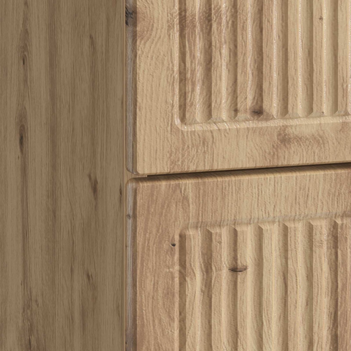 vidaXL Κομοδίνο Artisan Δρυς 43 x 41 x 66,5 εκ. Επεξεργασμένο Ξύλο