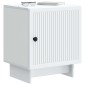 vidaXL Κομοδίνο 2 τμχ. Λευκό 43 x 34,5 x 50 εκ Επεξεργασμένο Ξύλο