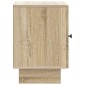 vidaXL Κομοδίνο Sonoma Δρυς 43 x 34,5 x 50 εκ Επεξεργασμένο Ξύλο