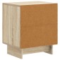vidaXL Κομοδίνο Sonoma Δρυς 43 x 34,5 x 50 εκ Επεξεργασμένο Ξύλο