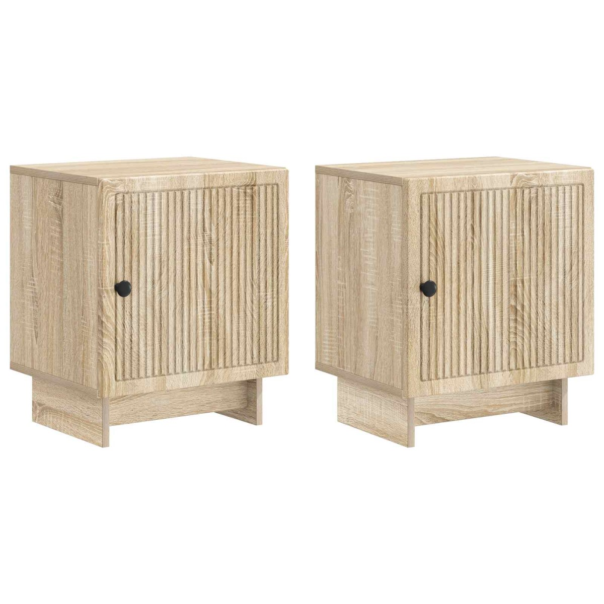 vidaXL Κομοδίνο 2 τμχ. Sonoma Δρυς 43 x 34,5 x 50 εκ