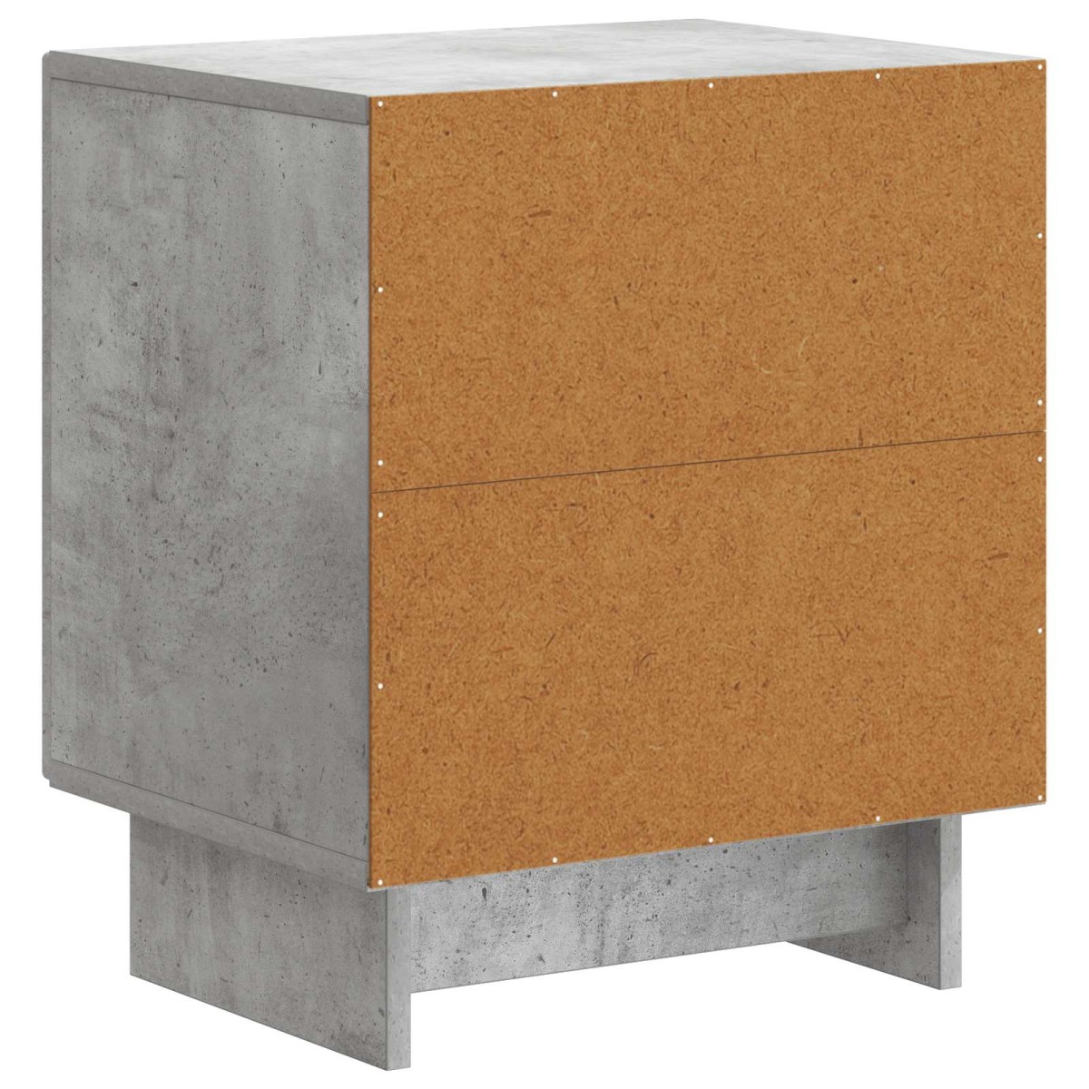 vidaXL Κομοδίνο 2 τμχ. Γκρι Σκυροδέματος 43 x 34,5 x 50 εκ