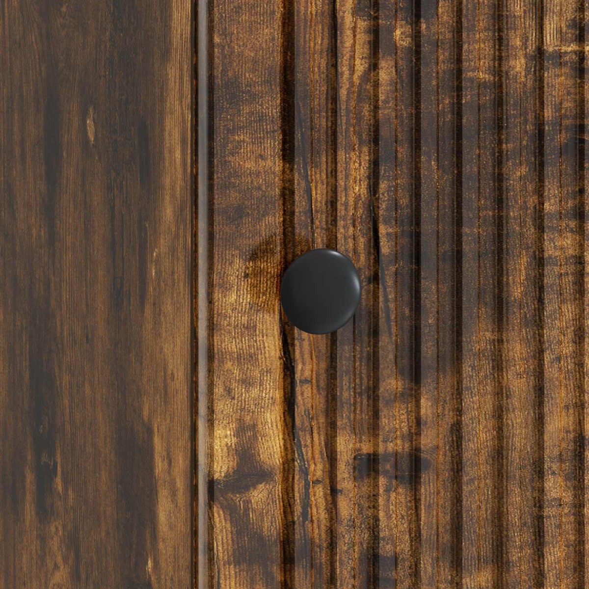 vidaXL Κομοδίνο Καπνισμένο Ξύλο Δρυός 43 x 34,5 x 50 εκ