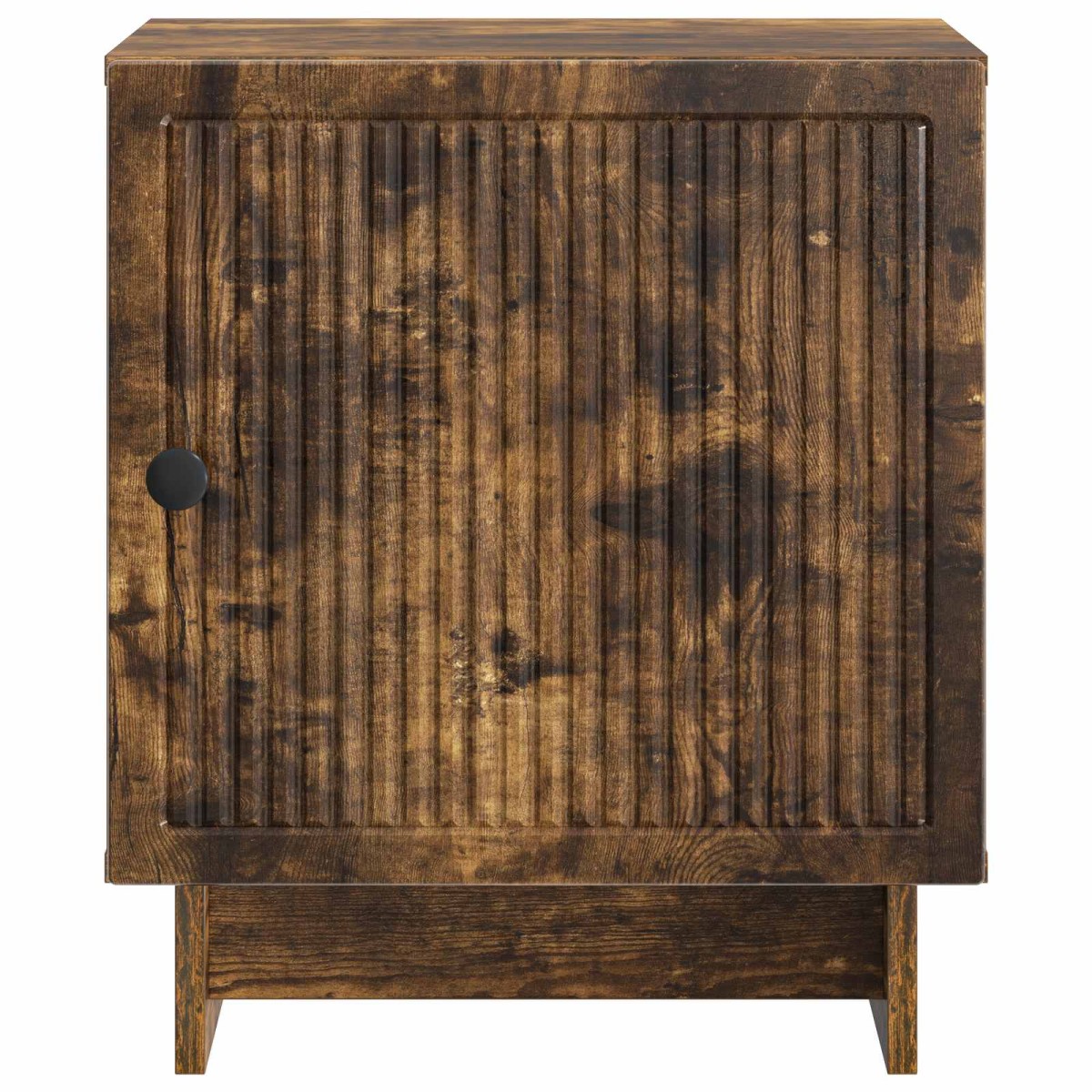 vidaXL Κομοδίνο 2 τμχ. Καπνισμένο Ξύλο Δρυός 43 x 34,5 x 50 εκ