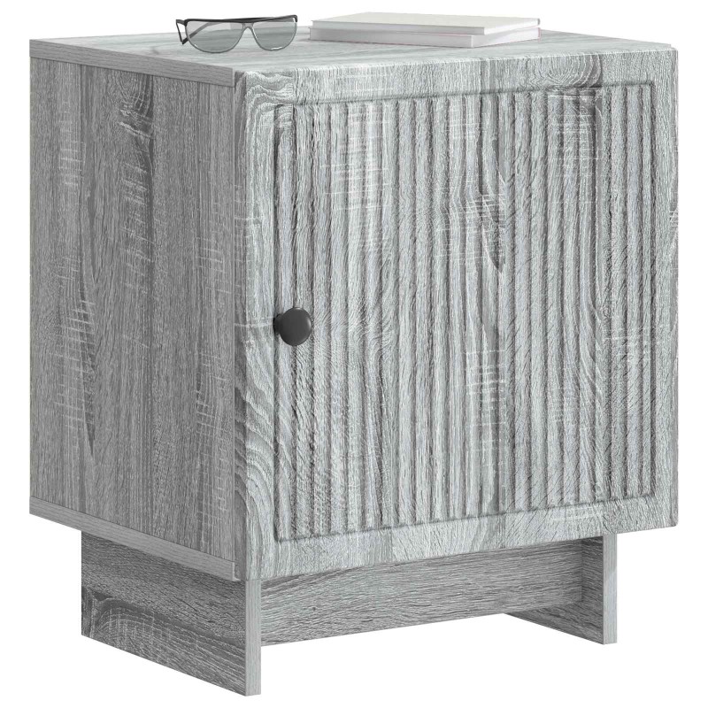 vidaXL Κομοδίνο Γκρι Sonoma 43 x 34,5 x 50 εκ Επεξεργασμένο Ξύλο