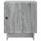 vidaXL Κομοδίνο Γκρι Sonoma 43 x 34,5 x 50 εκ Επεξεργασμένο Ξύλο