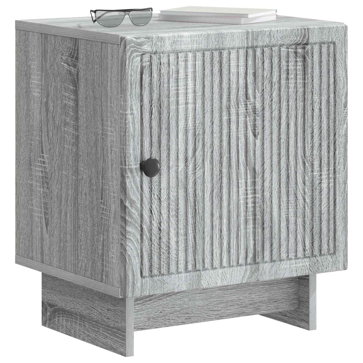 vidaXL Κομοδίνο 2 τμχ. Γκρι Sonoma 43 x 34,5 x 50 εκ