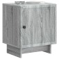vidaXL Κομοδίνο 2 τμχ. Γκρι Sonoma 43 x 34,5 x 50 εκ