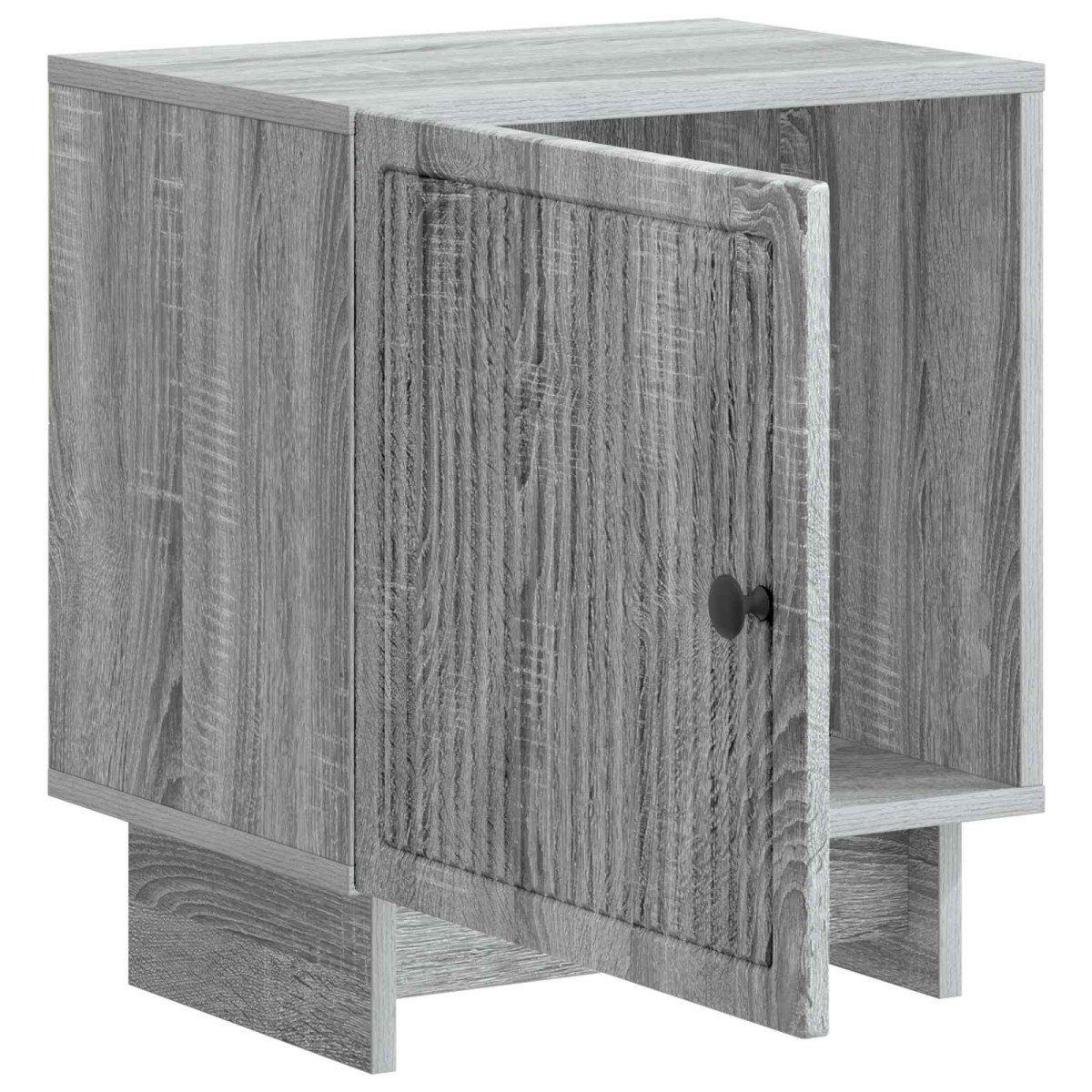 vidaXL Κομοδίνο 2 τμχ. Γκρι Sonoma 43 x 34,5 x 50 εκ