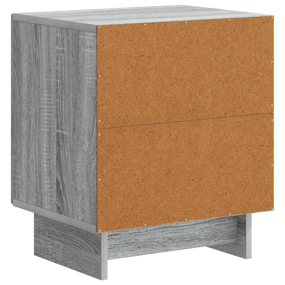 vidaXL Κομοδίνο 2 τμχ. Γκρι Sonoma 43 x 34,5 x 50 εκ