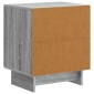 vidaXL Κομοδίνο 2 τμχ. Γκρι Sonoma 43 x 34,5 x 50 εκ
