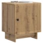 vidaXL Κομοδίνο Artisan Δρυς 43 x 34,5 x 50 εκ Επεξεργασμένο Ξύλο