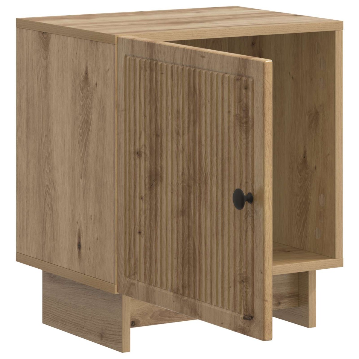 vidaXL Κομοδίνο Artisan Δρυς 43 x 34,5 x 50 εκ Επεξεργασμένο Ξύλο