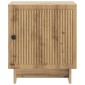 vidaXL Κομοδίνο Artisan Δρυς 43 x 34,5 x 50 εκ Επεξεργασμένο Ξύλο