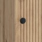 vidaXL Κομοδίνο Artisan Δρυς 43 x 34,5 x 50 εκ Επεξεργασμένο Ξύλο