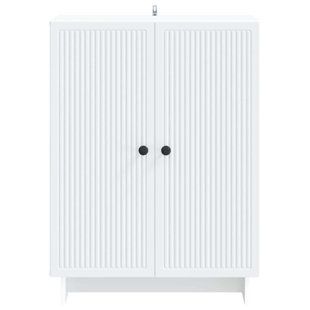 vidaXL Πλαϊνό γραφείο Λευκό 66 x 34,5 x 90 εκ Επεξεργασμένο Ξύλο