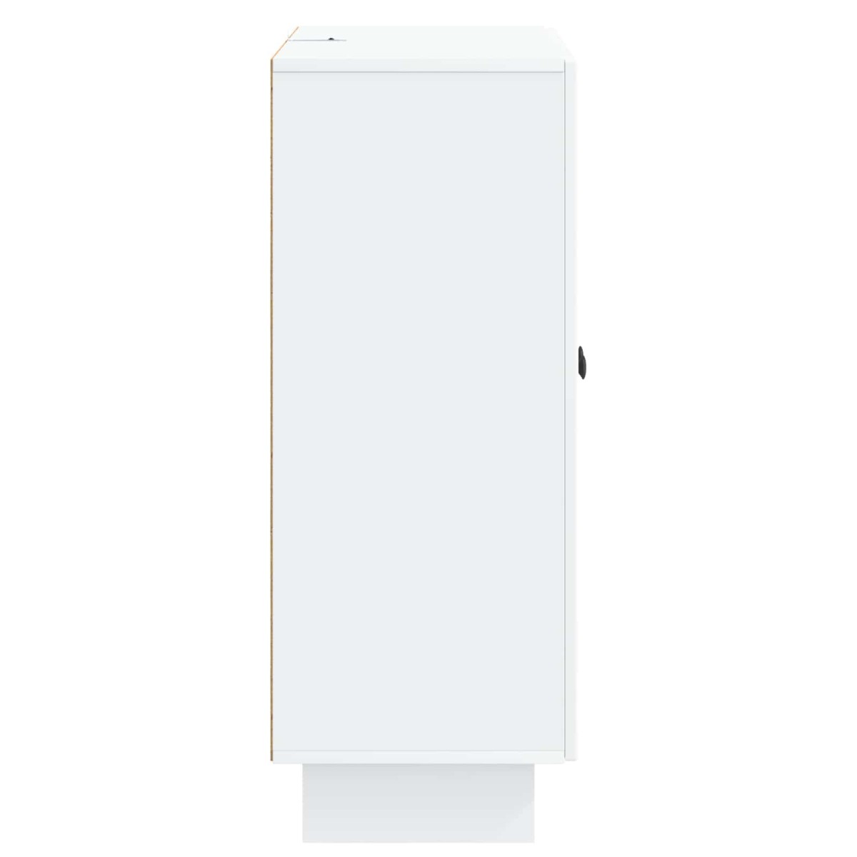 vidaXL Πλαϊνό γραφείο Λευκό 66 x 34,5 x 90 εκ Επεξεργασμένο Ξύλο