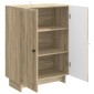 vidaXL Πλαϊνό γραφείο Sonoma Δρυς 66 x 34,5 x 90 εκ Επεξεργασμένο Ξύλο