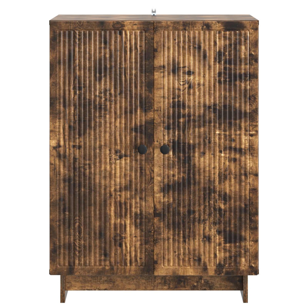 vidaXL Πλαϊνό γραφείο Καπνισμένο Ξύλο Δρυός 66 x 34,5 x 90 εκ