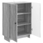 vidaXL Πλαϊνό γραφείο Γκρι Sonoma 66 x 34,5 x 90 εκ Επεξεργασμένο Ξύλο