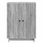 vidaXL Πλαϊνό γραφείο Γκρι Sonoma 66 x 34,5 x 90 εκ Επεξεργασμένο Ξύλο