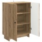 vidaXL Πλαϊνό γραφείο Artisan Δρυς 66 x 34,5 x 90 εκ