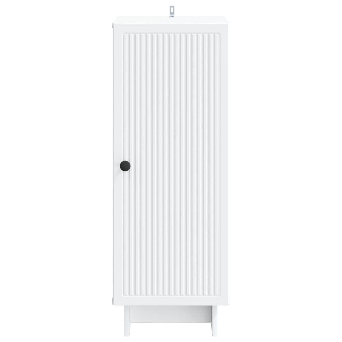 vidaXL Πλαϊνό γραφείο Λευκό 33 x 34,5 x 90 εκ Επεξεργασμένο Ξύλο