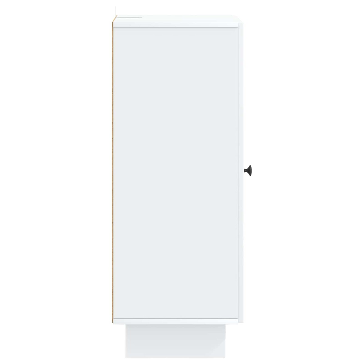 vidaXL Πλαϊνό γραφείο Λευκό 33 x 34,5 x 90 εκ Επεξεργασμένο Ξύλο