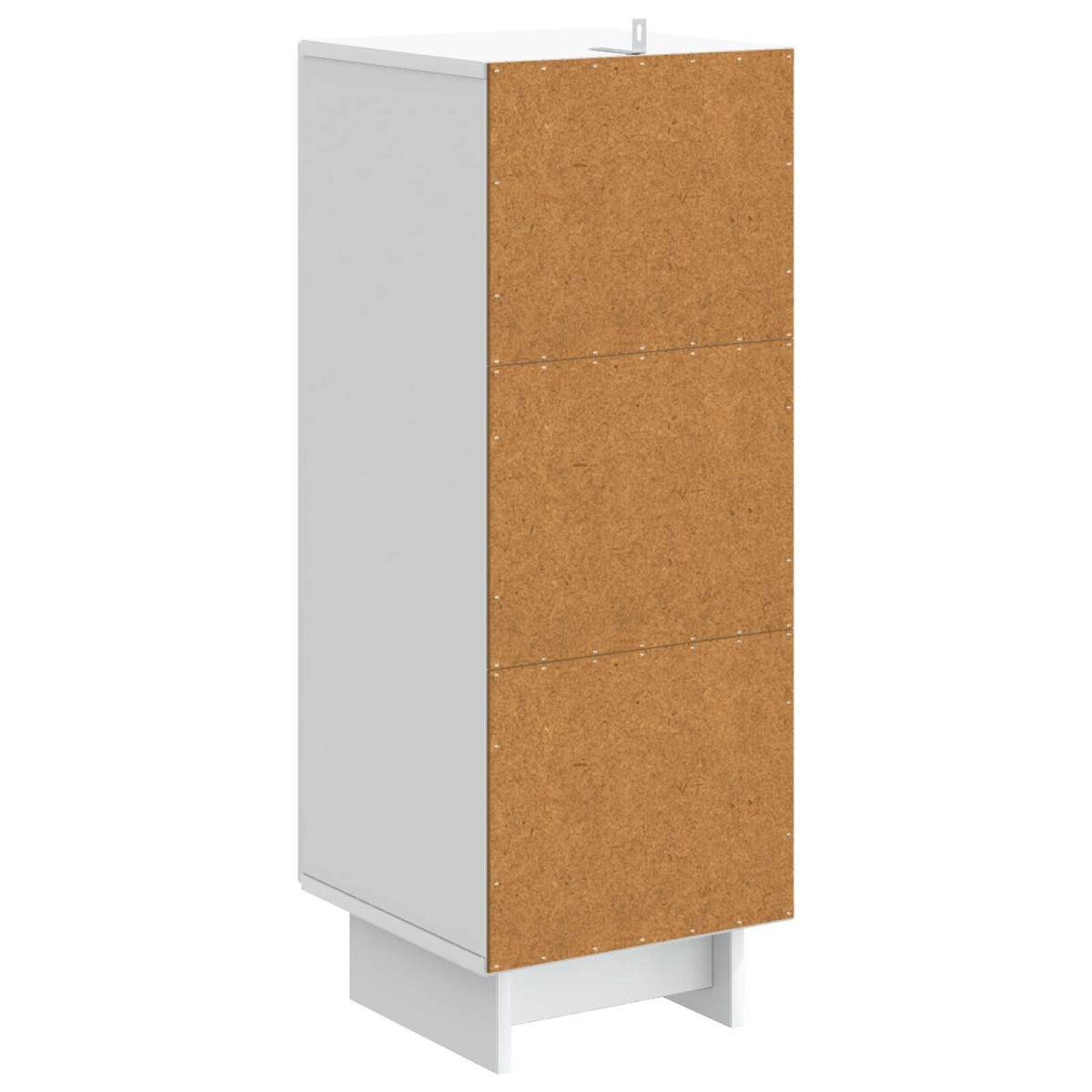 vidaXL Πλαϊνό γραφείο Λευκό 33 x 34,5 x 90 εκ Επεξεργασμένο Ξύλο